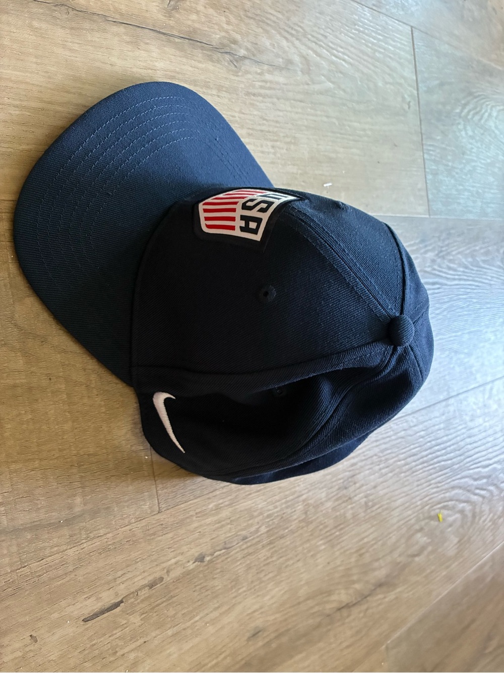 Nike Baseball Cap with USA Patch and White Swoosh